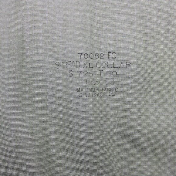 Vintage Sears Best Dress Shirt Mens 15 1/2, 33 Green Perma-Prest Poly/Cotton L/S - Picture 7 of 15
